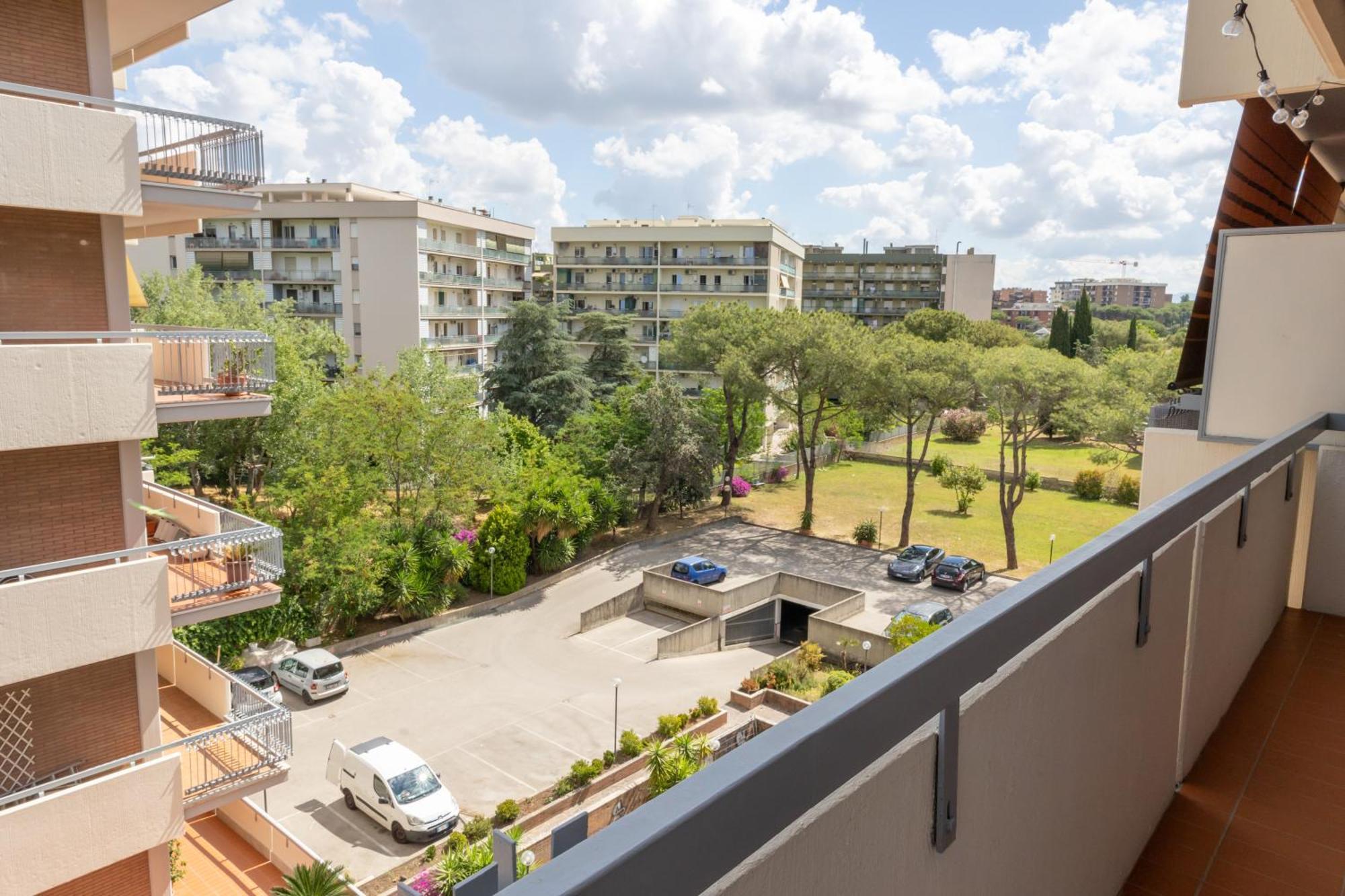 Belvedere Modern Apartment Con Parcheggio Gratuito Rom Exteriör bild